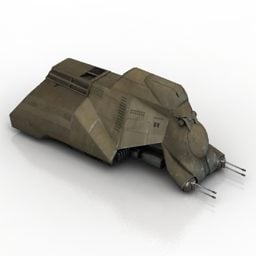 Vojenský dopravní koncept 3D model