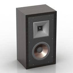 Pembesar Suara Audio Dengan Subwufer model 3d