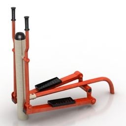 Gym Equipment Bench 3d-modell