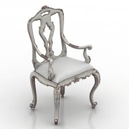 Fotel butikowy w stylu antycznym Model 3D