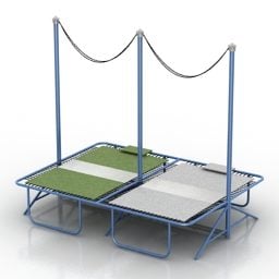 Trampoline Playground 3d model