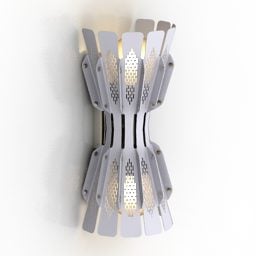 Lámpara de aplique Estilista Pantalla de hierro modelo 3d