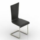 Cantilever Chair Black Seat