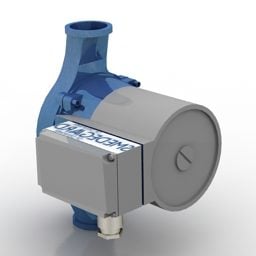 Pompe électrique pour modèle 3D industriel