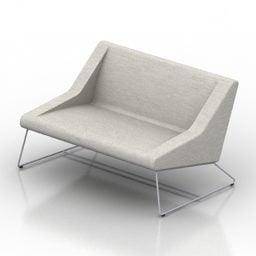 Väntar soffa Modernism 3d-modell