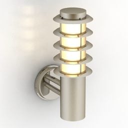 Wall Lamp Iron Shade 3d model