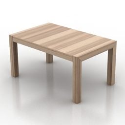 סלון שולחן קטן כפול דגם תלת מימד
