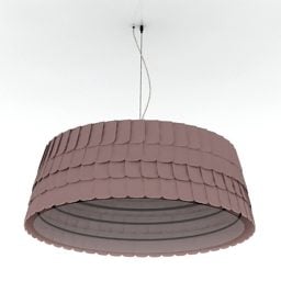 Ceiling Lamp Large Circle Shade 3d model