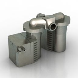 电动泵Isobar 3d模型