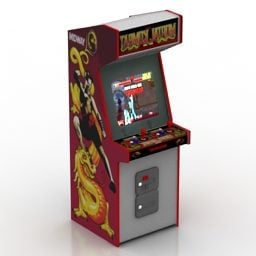 Slot Machine Gaming Console 3d-modell