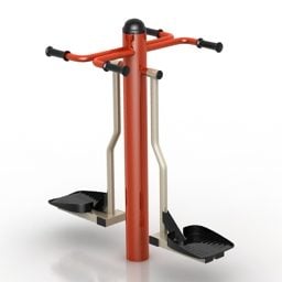 Model 3d Peralatan Gym Kanggo Latihan Sikil