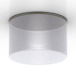 Minimalist Cylinder Ceiling Lamp 3d model