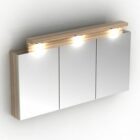Modern Glass Mirror With Top Light