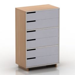 3д модель шкафчика для телевизора, мебель из ореха