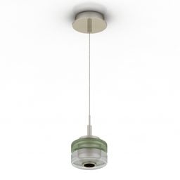 Ceiling Lamp Glass Sphere Shade 3d model