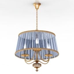 Simple Antique Ceiling Lamp Brass Material