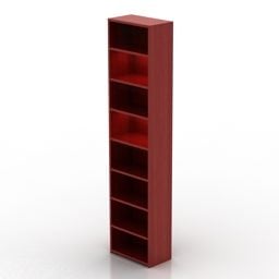 Single Rack Red Painted 3d model