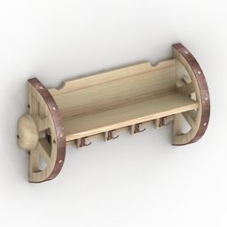 Decoratieve plank kinderkamer 3D-model