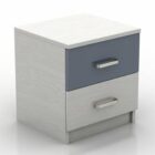 Simple Nightstand Two Drawers