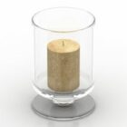 Candlestick In Glass