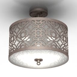 Carved Shade Taklampa 3d-modell