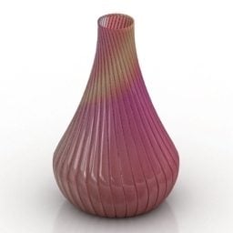 カラフルな花瓶3Dモデル