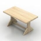 Muebles de mesa de madera para exteriores
