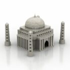 Taj Mahal Temple Building