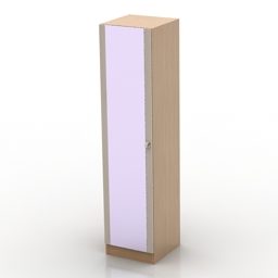 Mô hình 3d Locker phong cách đơn giản