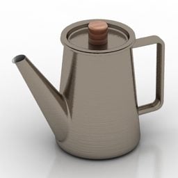Iron Coffee Pot 3d model