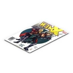 Comic Book Magazine 3d model