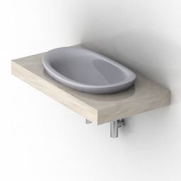 Old Style Sink 3D-malli