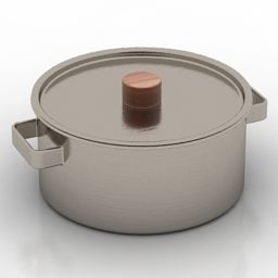 Mutfak Tavası Paslanmaz Çelik 3d modeli