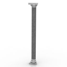 Pilastro della colonna modello 3d