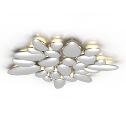 Ceiling Lamp Floral Shape 3d model