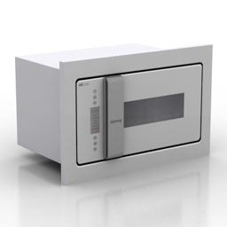 Kitchen Microwave Gorenje White 3d model