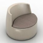 Round Upholstery Armchair