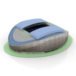 Stadionbygg Astana 3d-modell