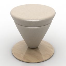 Starožitný vyřezávaný stůl a židle 3D model