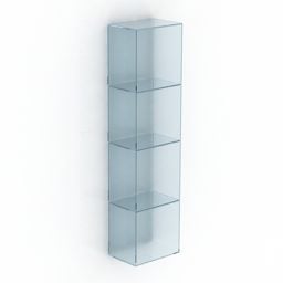 Wall Glass Shelf 3d model