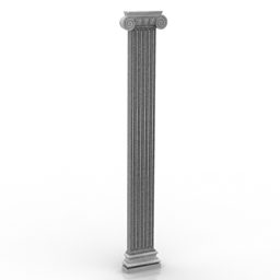 Model 3d Greek Pilaster