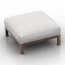 软垫座椅3d模型