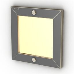 Vägglampa trappa 3d-modell