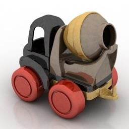 Toy Mix Cement Truck 3d-modell