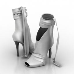 Zapatos de moda Botas modelo 3d