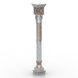 Klasyczny model kolumny rzymskiej 3D
