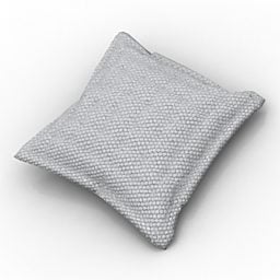 Sofa Pillow Textile Furniture 3d model