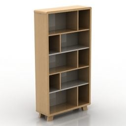 Knihovna Modern Cabinet 3D model