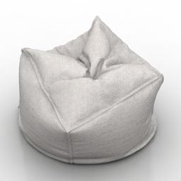Seat Bag Wrinkled 3d model