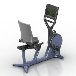 Gym Technogym Equipment 3d model